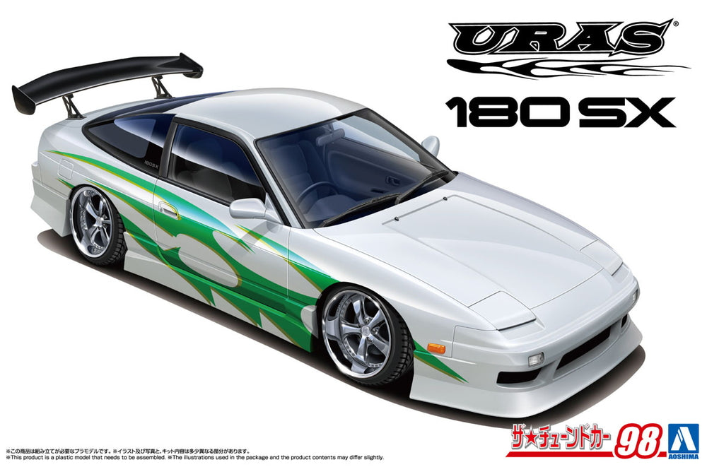 Aoshima 1/24 Tuned Car #98 Uras RPS13 180SX '96 Ver.2 (Nissan)