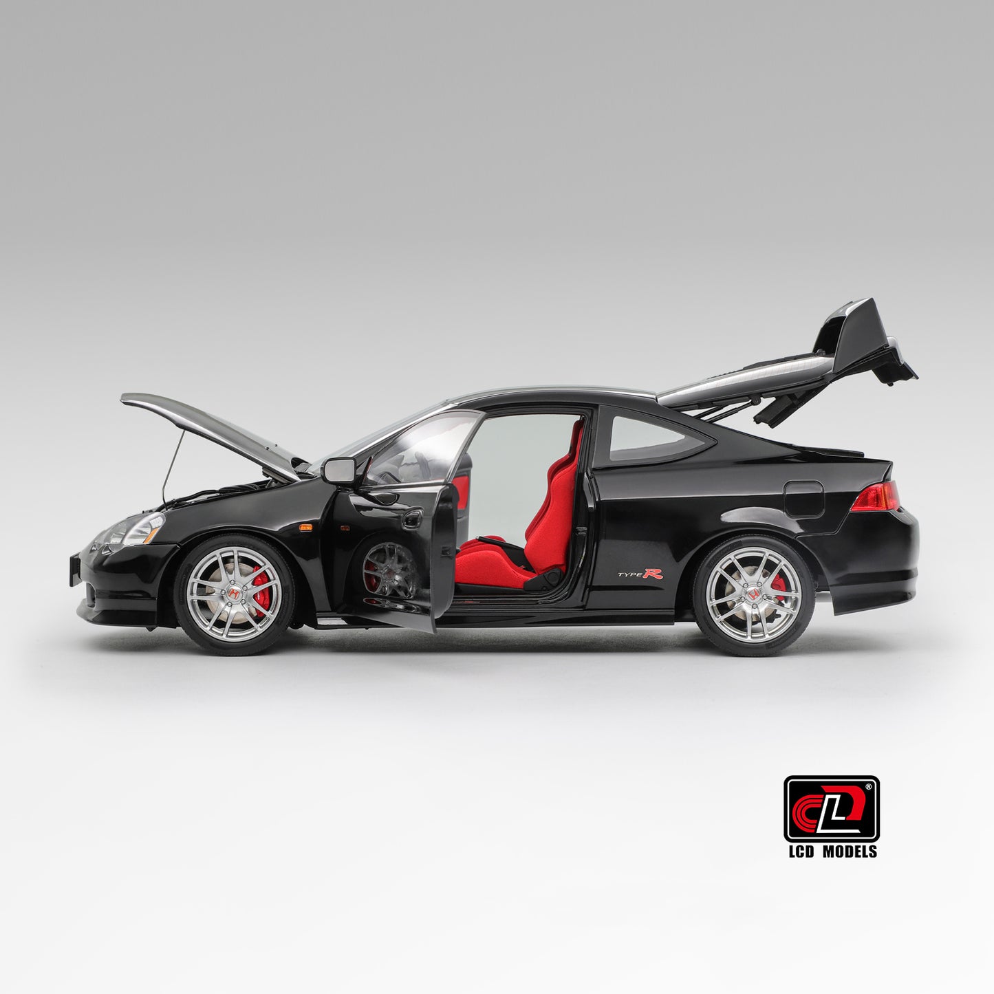 LCD Model 1/18 Honda/Acura Integra/RSX Type R (Black) DC5