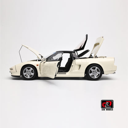 LCD Model 1/18 Honda NSX (NA1) Championship White - Opening Model