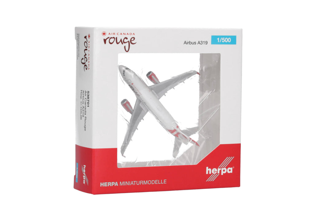 Herpa Wings 1/500 Airbus A319 - Air Canada Rouge