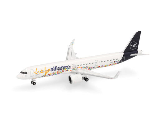 Herpa Wings 1/500 Airbus A321 Neo - Lufthansa "Help Alliance"