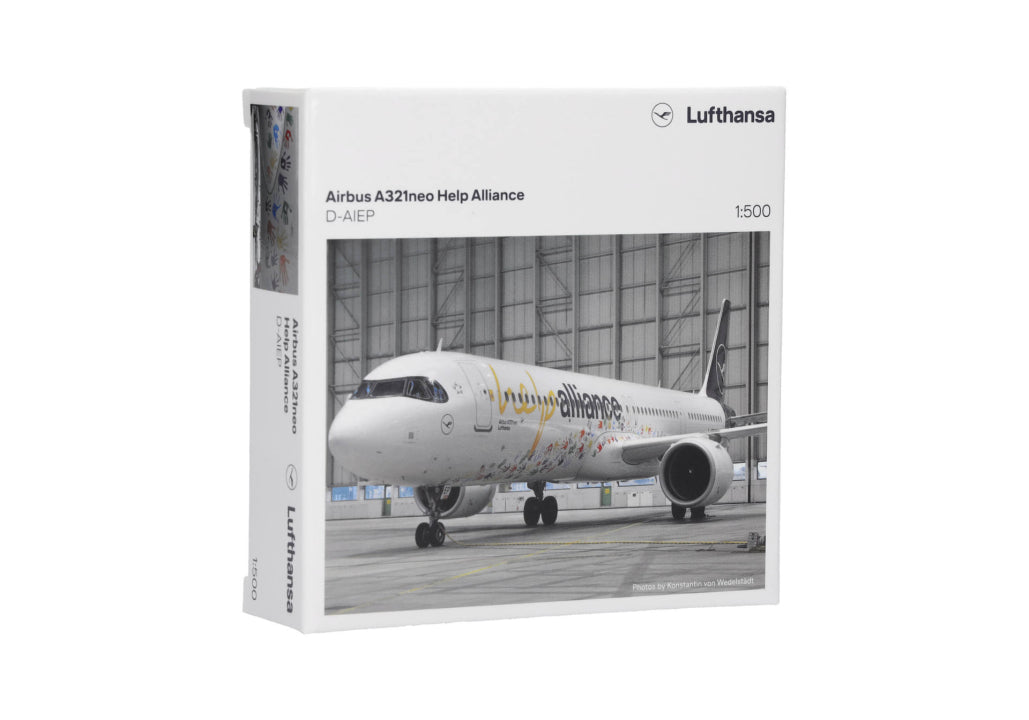 Herpa Wings 1/500 Airbus A321 Neo - Lufthansa "Help Alliance"