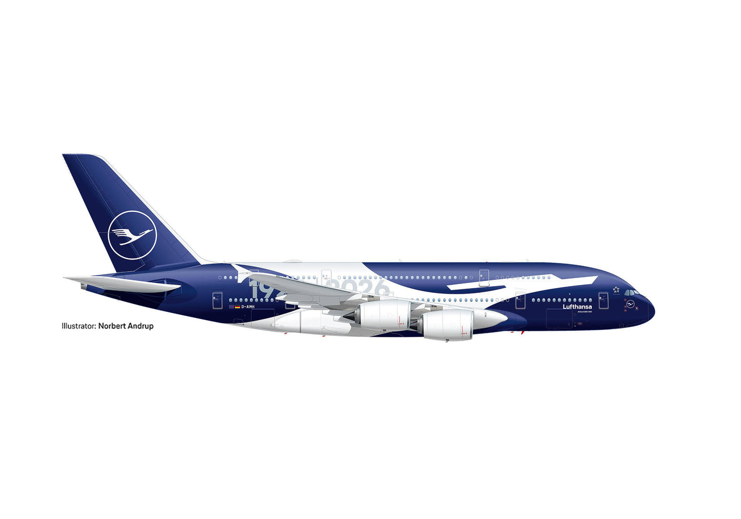 Herpa Wings 1/500 Lufthansa Airbus A380 "100 Jahre/100years" (PRE-ORDER)
