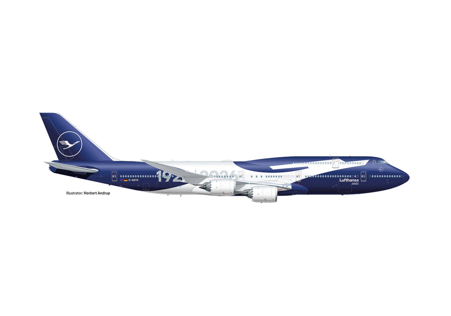 Herpa Wings 1/500 Lufthansa Boeing 747-8 Intercontinental "100 years" (PRE-ORDER)