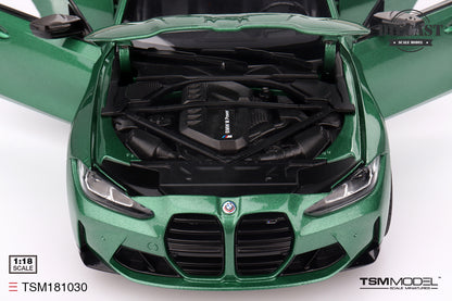 TSM Model 1/18 BMW M3 Competition Touring (Isle of Man Green Met.)
