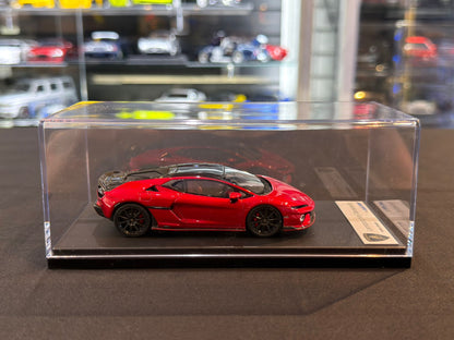 Looksmart 1/43 Lamborghini Temerario Alleggerita Package (Rosso Efesto)