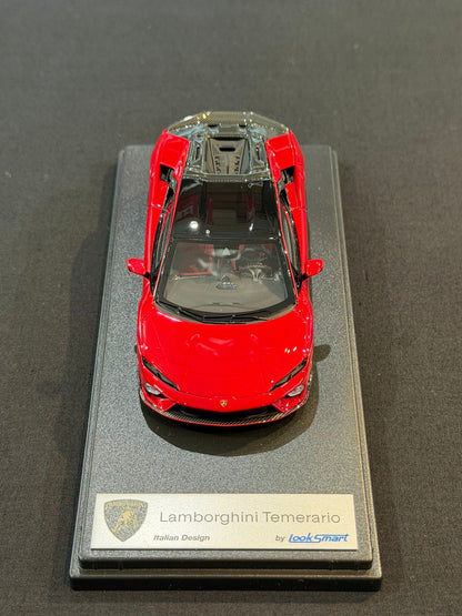 Looksmart 1/43 Lamborghini Temerario Alleggerita Package (Rosso Efesto)