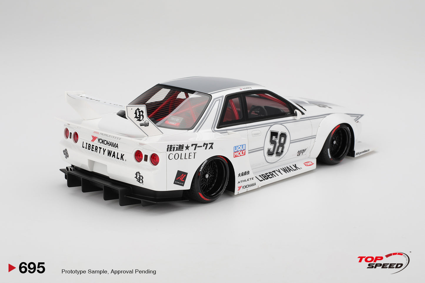 TopSpeed 1/18 LBWK Nissan GT-R (R32) 2025 - Lando Norris (PRE-ORDER) Kaido Works TAS 2025