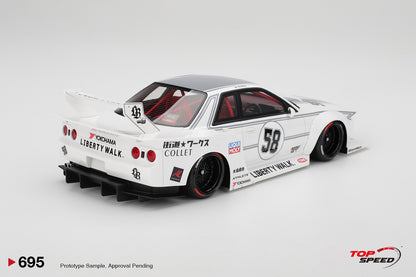 TopSpeed 1/18 LBWK Nissan GT-R (R32) 2025 - Lando Norris (PRE-ORDER) Kaido Works TAS 2025