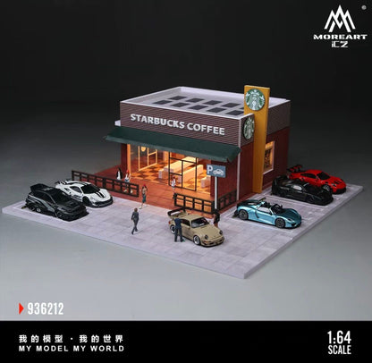 MoreArt 1/64 Starbucks Fujikawa Diorama Set
