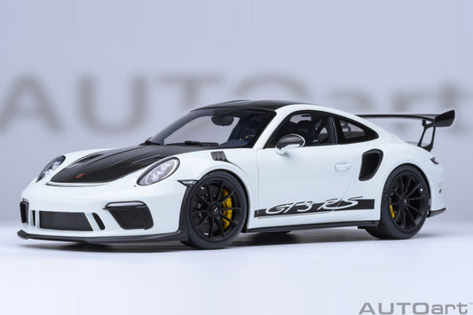 AUTOart 1/18 Porsche 911 (991.2) GT3 RS Weissach Package (White)