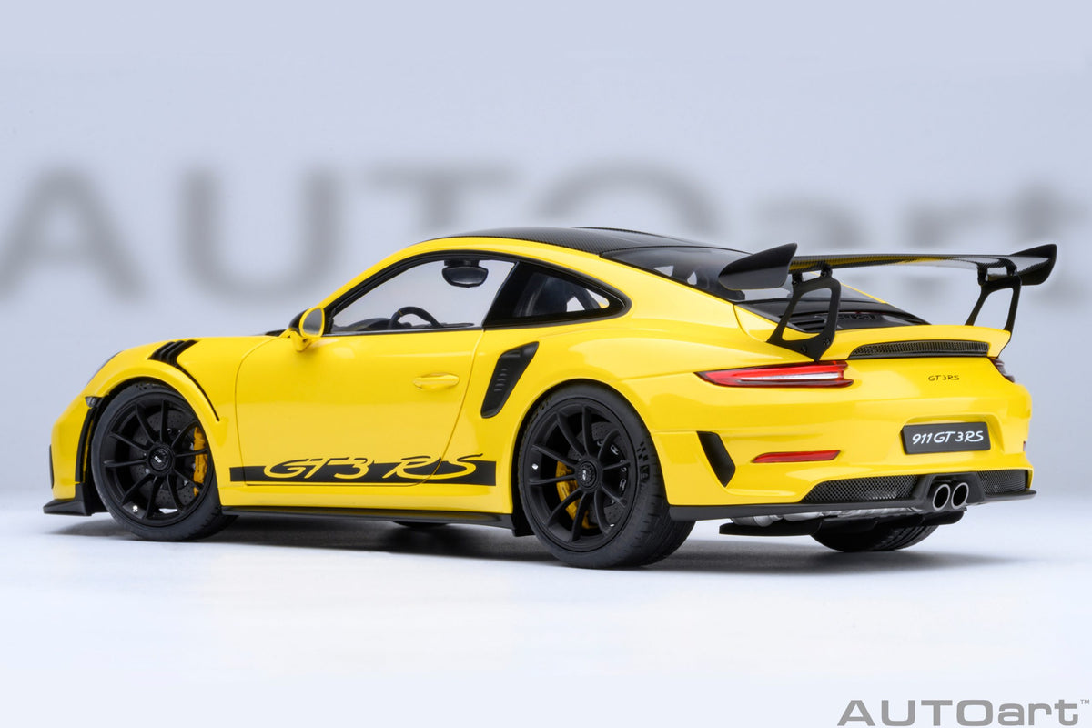 AUTOart 1/18 Porsche 911 (991.2) GT3 RS Weissach Package (Racing Yellow) ETA October