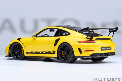 AUTOart 1/18 Porsche 911 (991.2) GT3 RS Weissach Package (Racing Yellow) ETA October