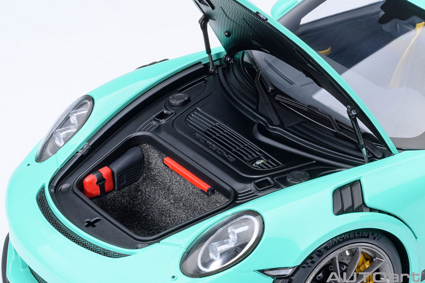 AUTOart 1/18 Porsche 911 (991.2) GT3RS (Mint Green)