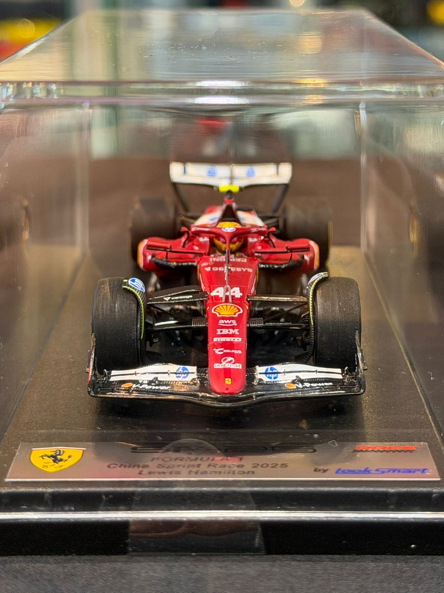 Looksmart 1/43 Ferrari SF-25 China Sprint Race 2025 - Lewis Hamilton - Formula 1