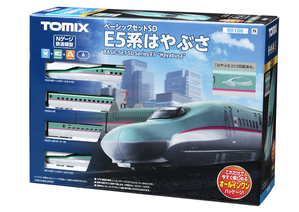 Tomix - Basic Set SD Series E5 "Hayabusa" N Scale Ready to Run Set