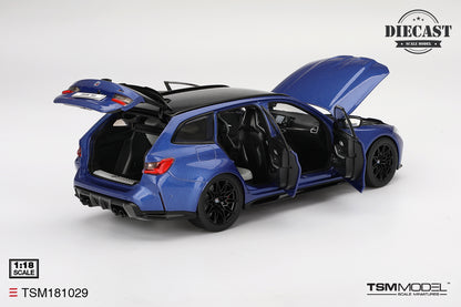 TSM Model 1/18 BMW M3 Competition Touring (Portimao Blue Met.)