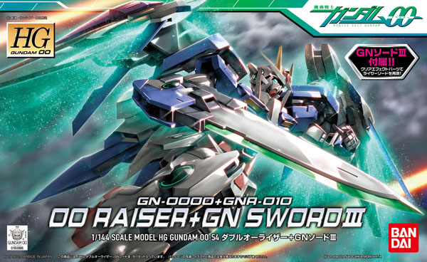 HG 1/144 00 Raiser + GN Sword