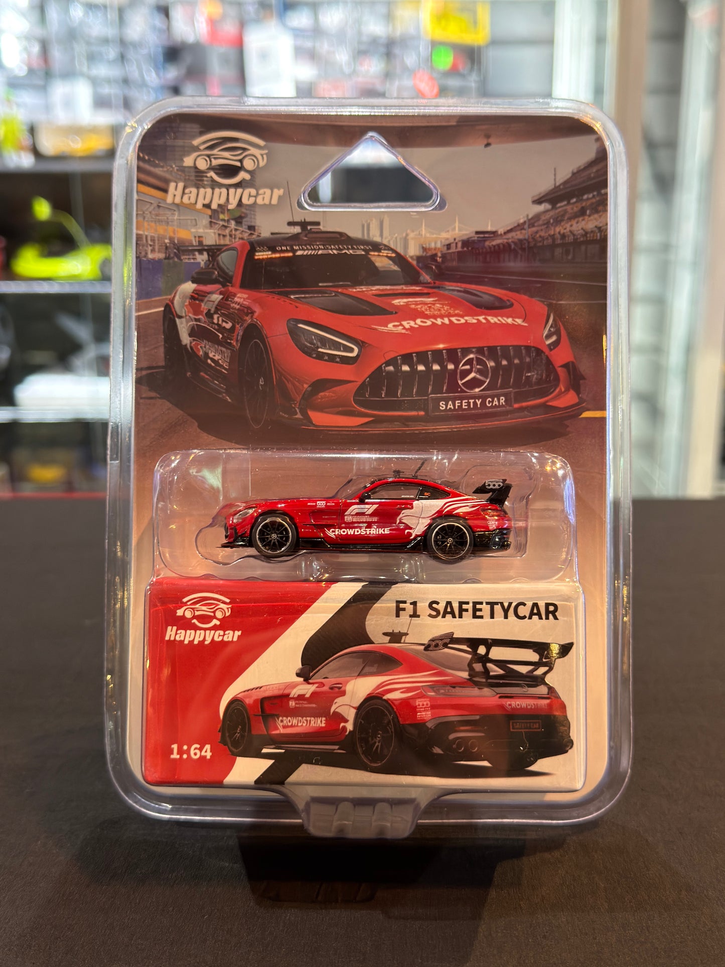 HappyCar 1/64 Mercedes Benz AMG GT Black Series F1 Safety Car