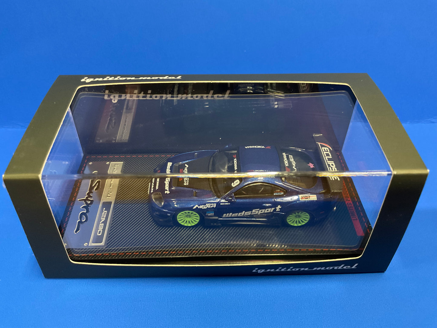IG3843 Toyota Supra (JZA80) RZ Blue Metallic 'WEDSPORT'