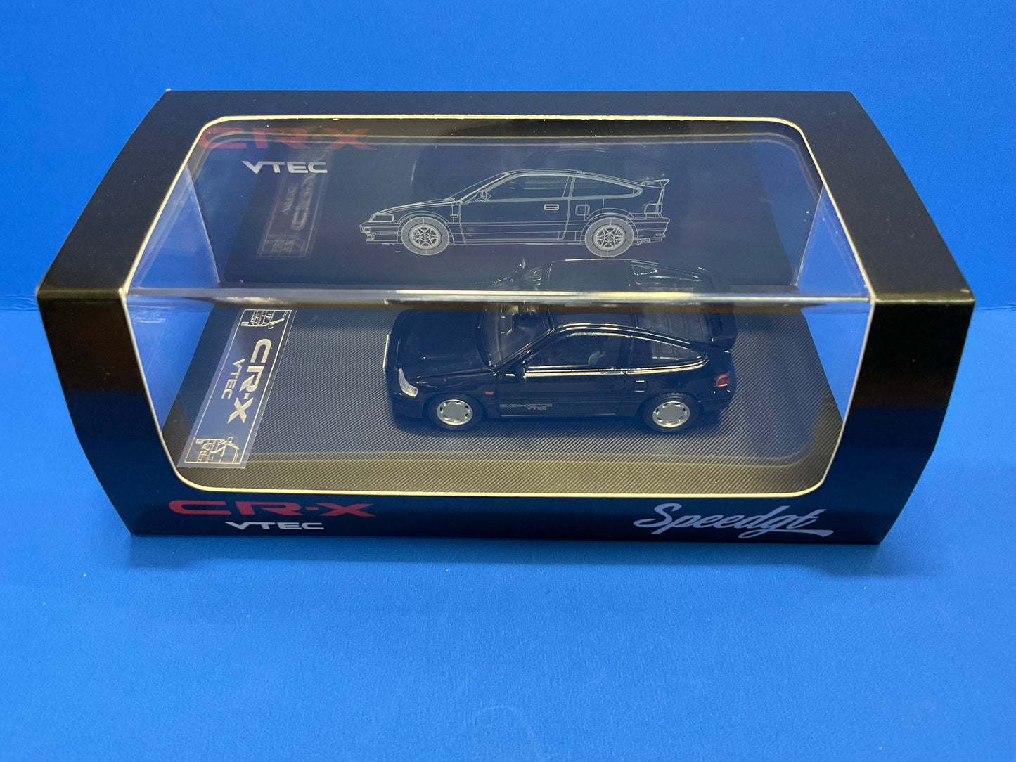 Speedgt 1/64 Honda CR-X (Black)
