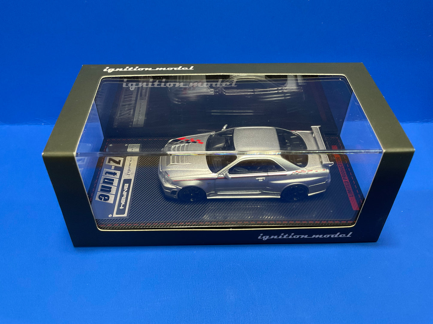IG3840 Nissan Skyline GT-R R34 Z-Tune (Silver) 1/64 Ignition Model