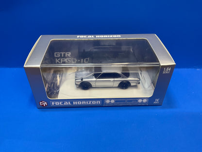 Focal Horizon 1/64 Nissan GT-R KPGC10 (Silver) Opening Hood
