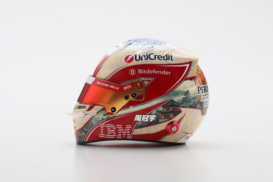 Looksmart 1/5 Zhou Guanyu – Scuderia Ferrari HP 2025 Season Helmet