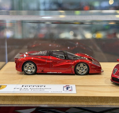 DMH 1/64 Ferrari Enzo (Red Metallic) Ferrari P4/5 Pininfarina Display Set