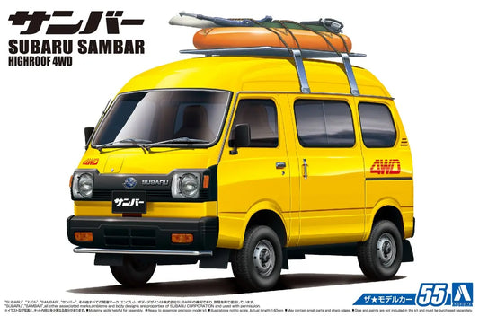 Aoshima 1/24 Subaru K88 Sambar High Roof 4WD '80