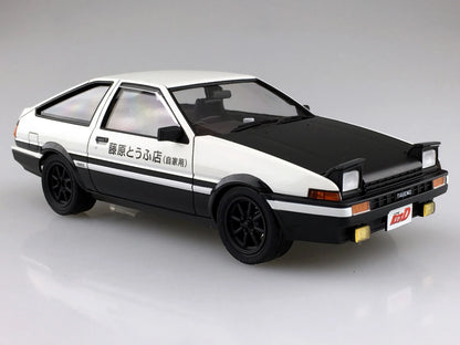Aoshima 1/24 Initial D Toyota Fujiwara Takumi AE86 Trueno Project-D Ver.