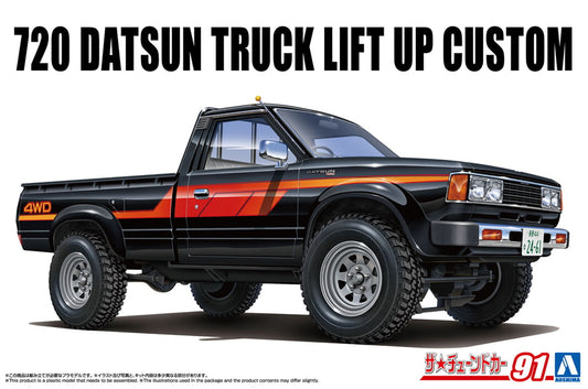 Aoshima 1/24 720 Datsun/Nissan Truck Lift Up Custom 1982