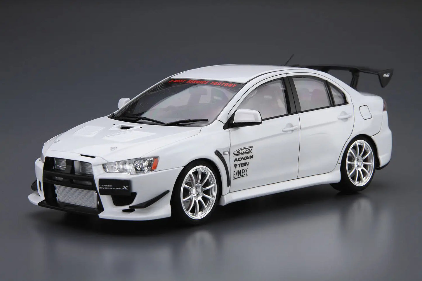 Aoshima 1/24 Mitsubishi C-West CZ4A Lancer Evolution X 07'