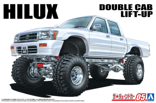 Aoshima 1/24 Toyota Hilux Pickup Double Cab Lift Up '94