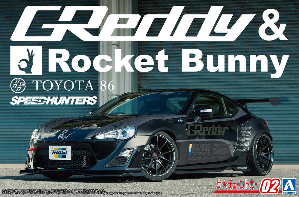 Aoshima 1/24 Toyota 86 '12 ZN6 GReddy & Rocket Bunny Volk Racing Ver.