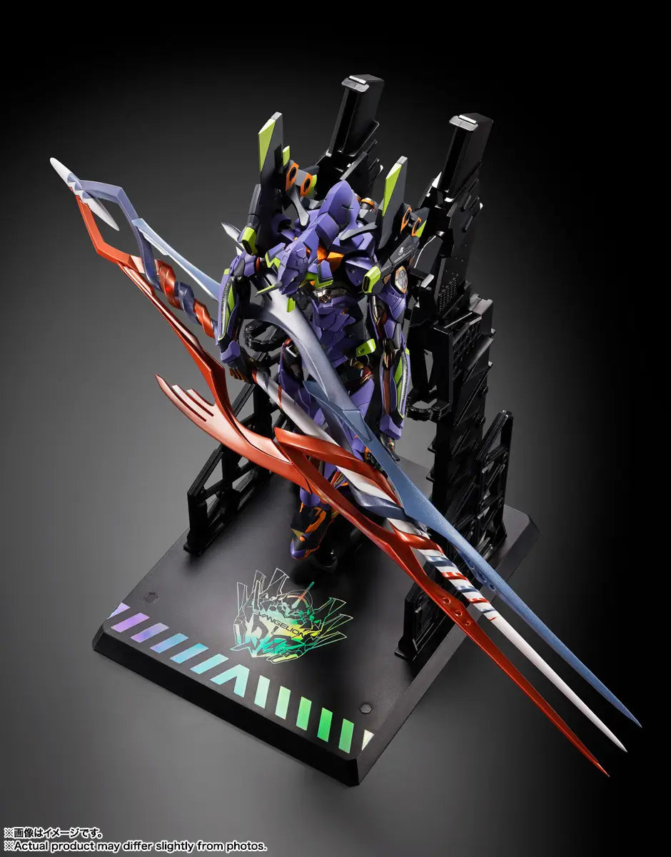 Chigun Bandai Metal Build - Evangelion Test Type-01 30th w/Spear of Gaius ...