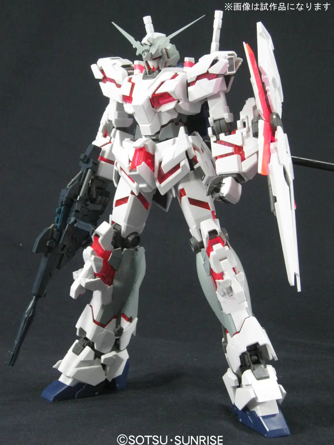 MG 1/100 Unicorn Gundam HD Colour + MS Cage