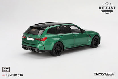 TSM Model 1/18 BMW M3 Competition Touring (Isle of Man Green Met.)