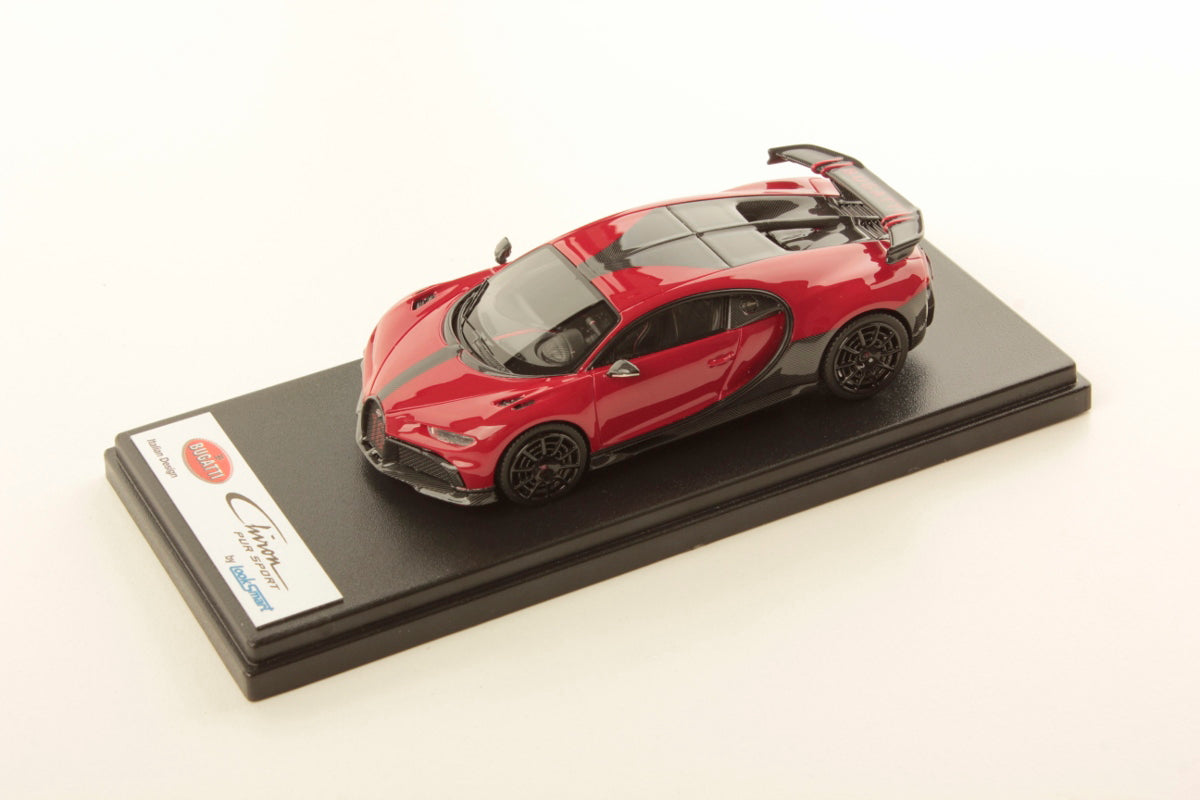 Looksmart 1/43 Bugatti Chiron Pur Sport (Italian Red)