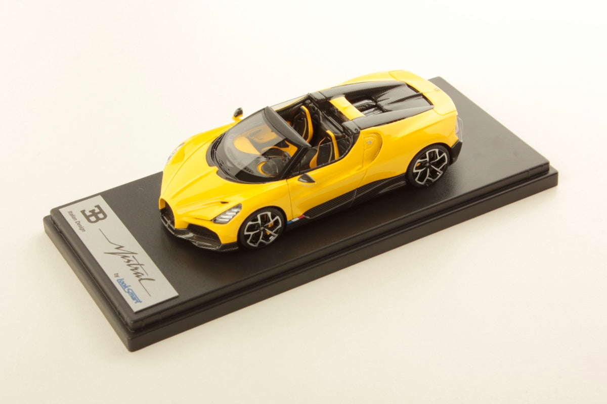 Looksmart 1/43 Bugatti Mistral W16 (Yellow)