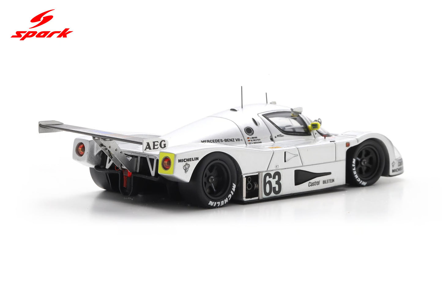 Spark 1/43 Mercedes Benz Sauber C9 #63 24HR Winner Le Mans 1989