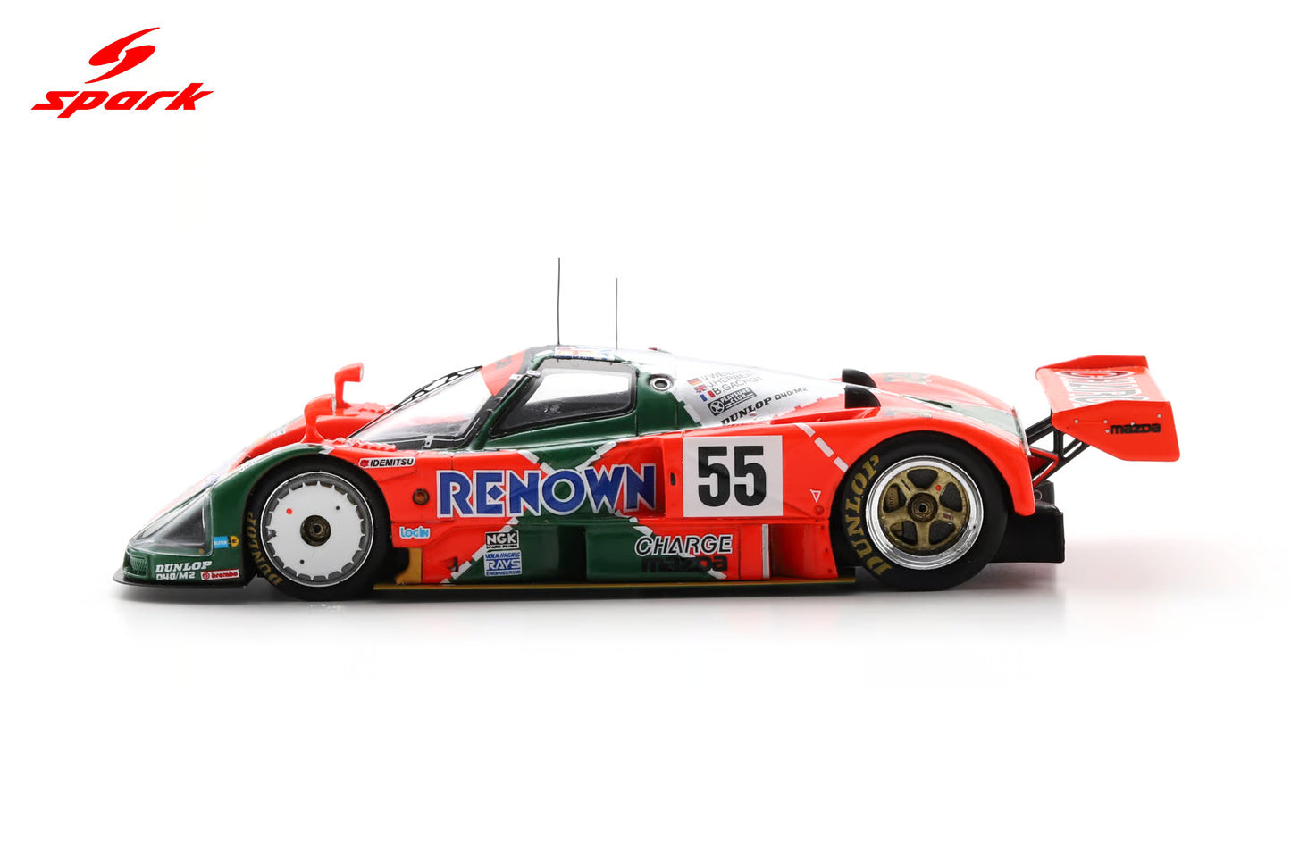 Spark 1/43 Mazda 787B No.55 1991 24HR Le Mans Winner (ETA July)
