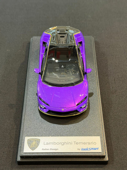 Looksmart 1/43 Lamborghini Temerario Alleggerita Package (Viola Pasifae)
