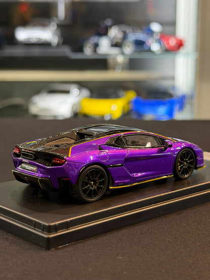 Looksmart 1/43 Lamborghini Temerario Alleggerita Package (Viola Pasifae)