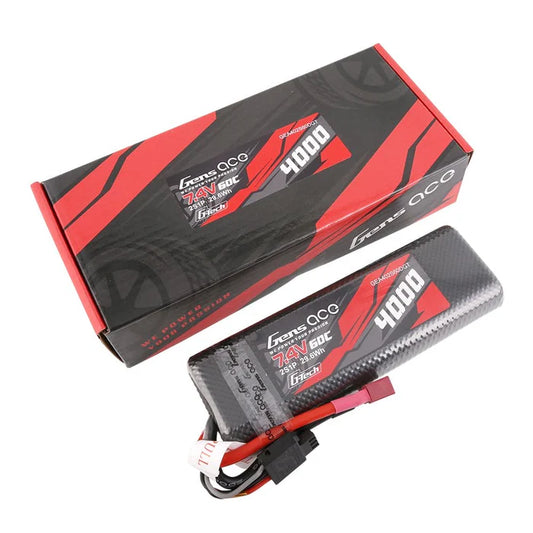 Gens Ace G-Tech LiPo 4000mAh 7.4v Deans Plug Hardcase (GEA402S60DGT)