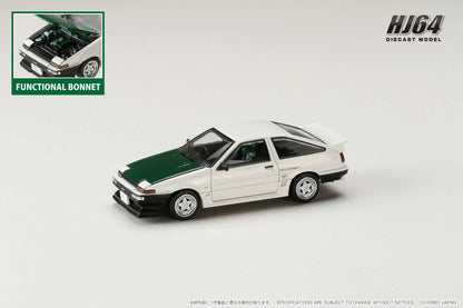 Hobby Japan 1/64 Toyota Sprinter Trueno (AE86) DRIFT KING Tsuchiya White