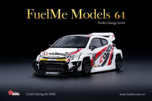 Fuelme 1/64 Toyota GR Yaris CUSCO (White/Red)