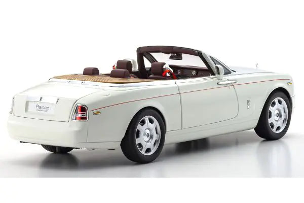 Kyosho Original 1/18 Rolls Royce Phantom Drophead Coupe (English White) 08871EW2
