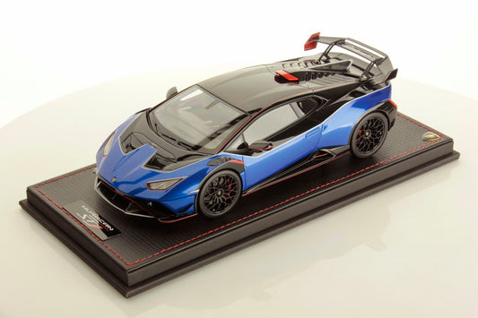 MR Collection 1/18 Lamborghini Huracan STJ (Blu Eliadi)