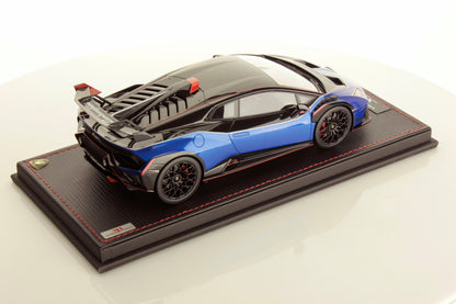 MR Collection 1/18 Lamborghini Huracan STJ (Blu Eliadi)
